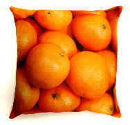 Orange cushion covers